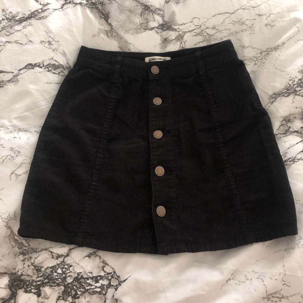Black skirt.